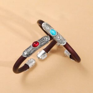 Tibetan Spatholobus suberectus Bracelet, Unjointed Tibetan Silver Vine Bracelet for Men and Women, Ethnic Style, Retro, Literary, Natural Vine Wood Bracelet